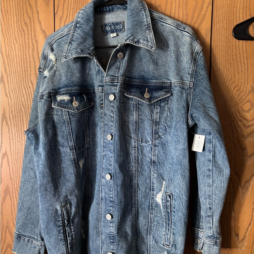 Classic Blue Denim Jacket for women. Womans jacket from Maurices (not men)!
